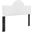 Dawn King/California King Performance Velvet Headboard In White