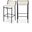 Dax Vegan Leather Counter Stool In Cream