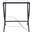 Debbie Square Metal Accent Table In Black