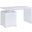Irving 2-drawer Office Desk with Cabinet White
