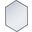 Decker Black Hexogon Mirror MR4424BK