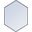 Decker Black Hexogon Mirror MR4430BK
