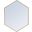 Decker Brass Hexogon Mirror MR4430BR