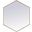 Decker Brass Hexogon Mirror MR4538BR