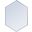 Decker Silver Hexogon Mirror MR4424S