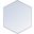 Decker Silver Hexogon Mirror MR4541S