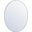 Decker Silver Oval Mirror MR4630S
