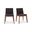 Deco Black Dining Chair Set of 2