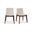 Deco White Dining Chair Set of 2