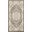 Dekor Vintage 2' x 4' Indoor Rug In Brown and Ivory