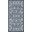 Dekor Vintage 2' x 4' Indoor Rug In Slate and Ivory