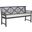 Del Mar Ash Grey and Beige 3-Seat Bench
