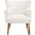 Delfino Accent Chair in White