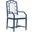 Delia Armchair Set of 2 In Midnight Blue