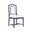 Delia Side Chair Set of 2 In Midnight Blue