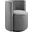 Della Performance Velvet Fabric Swivel Chair In Gray