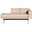 Dellafield Outdoor Right Sette In Black and Beige