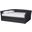 Delora Modern And Contemporary Dark Grey Fabric Upholstered Full Size Daybed With Roll-Out Trundle Bed