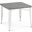 Delta Children Bistro White with Grey Barnboard Kids Play Table