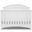 Delta Children Perry 6 In 1 Convertible Crib With Greenguard Gold Certified In Bianca White