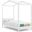 Delta Children Poppy House Twin Bed In Bianca White