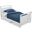 Delta Children Wood Sleigh Toddler Bed With Greenguard Gold Certified In White