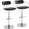 Demi Adjustable Barstool Set of 2 In Chrome