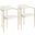 Demi Chair Set of 2 In Cream