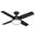 Dempsey 44 Inch Ceiling Fan with LED Light Kit and Handheld Remote In Matte Black