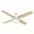Dempsey 52 Inch Ceiling Fan with LED Light Kit and Handheld Remote In Fresh White and Blonde Oak