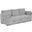 Denholme Sectional with Pull Out In Gray