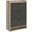 Denia 3-tier Shoe Storage Cabinet Antique Pine and Grey