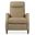 Denver Push Back Recliner In Beige
