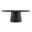 Deodat 79 Inch Oval Table In Matte Black