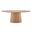 Deodat 79 Inch Oval Table In Oak