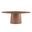 Deodat 79 Inch Oval Table In Walnut
