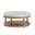 Deoius Tufted Round Cocktail Ottoman With Storage In Ivory