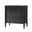 Derk 3-Drawer Nightstand In Black