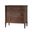 Derk 3-Drawer Nightstand In Walnut