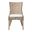 Derris Natural Rattan Dining Chair with Cushion In Grey