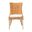 Derris Natural Rattan Dining Chair with Cushion In Honey