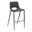 Desi Armless Barstool Set of 2 In Black