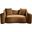 Destin Velvet Loveseat In Saddle
