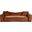 Destin Velvet Sofa In Cognac Velvet
