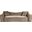 Destin Velvet Sofa In Taupe