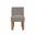 Destiny Dining Chair Set of 2 In Natural Oak and Pixel Brown