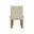 Destiny Dining Chair Set of 2 In Natural Oak and Tweed Natural