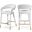 Destiny Fabric Stool In Cream