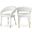 Destiny Vegan Leather Dining Chair In White