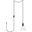 Destry 1 Light Black Plug-In Pendant With Clear Glass LDPG2244BK